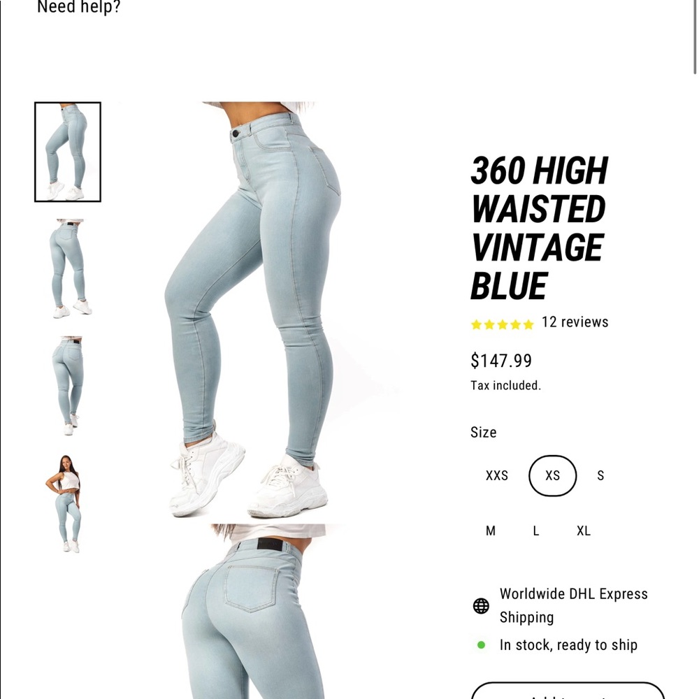 360 High Waisted Skinny Jeans